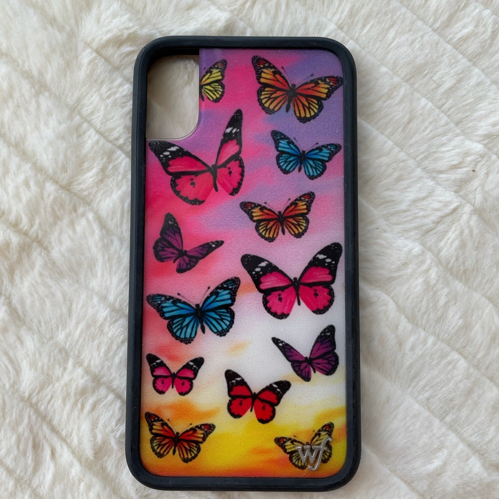 Wildflower butterfly iPhone X/XS case